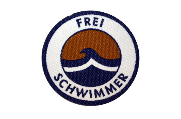 Freischwimmer Stoffabzeichen klein