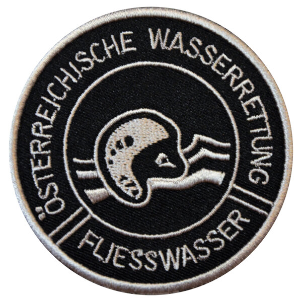 Fließwasser Stoffabzeichen groß